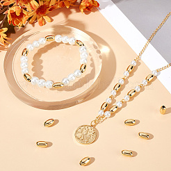 100 шт. латунные бусины с покрытием стойки KK-BBC0016-26