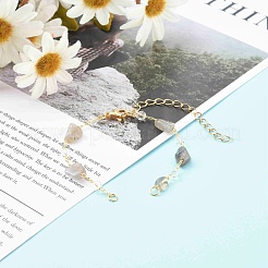 Самородки изделия из натурального лабрадорита из бисера AJEW-JB00953-04