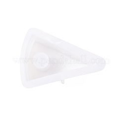 シリコンモールド  燭台金型  キャンドル作り用  三角形  115x83x41mm  内径：96x64mm&nbsp;LS-DIY-K073-18C
