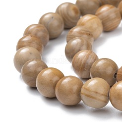 Натуральная серебряная линия яшма бисер прядь X-G-P451-02A-C