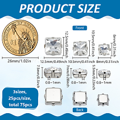 75шт шить на горный хрусталь&nbsp;RGLA-FG0001-30