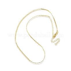 Ожерелья из цепочек-змей из латуни толщиной 2 мм NJEW-M108-22G