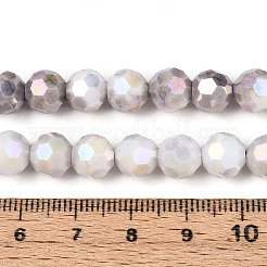 Антикоррозийные гальванические стеклянные бусины&nbsp;X-EGLA-T021-8mm-15-01