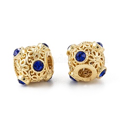 Латунные микро проложить кубического циркония бусы ZIRC-P088-12G