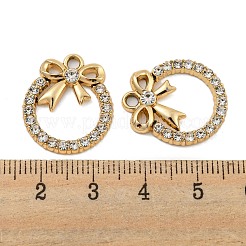 Подвески со стразами из сплава с ультрафиолетовым покрытием&nbsp;ALRI-C009-03G