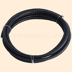 Плетеный кожаный шнур с сердечником WL-CL0001-01E