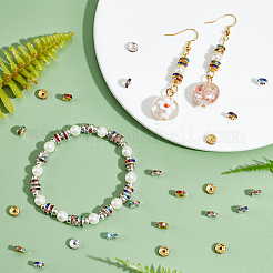 600 шт. 2 цвета железные дистанционные бусины&nbsp;IFIN-PH0001-65