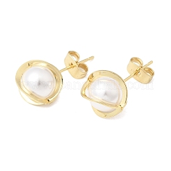 Boucles d'oreilles en laiton pour femmes&nbsp;EJEW-F421-02G