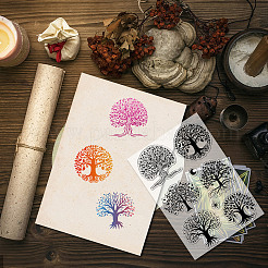 ПВХ пластиковые прозрачные штампы DIY-WH0439-0445