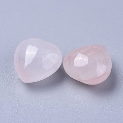 Натуральный розовый кварц сердце пальмы камень, карманный камень для медитации баланса энергии, 20x20x13~13.5 мм