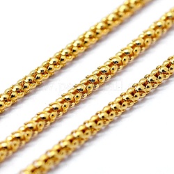 Регулируемые ожерелья-фонарики из стерлингового серебра 925 пробы, с пружинными застежками и сердечным шармом, золотые, 22 дюйм (55.9 см), 1.5 мм