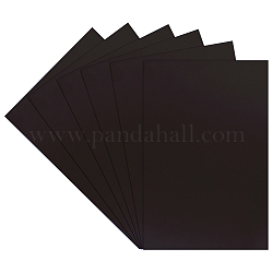 Ahadermaker 6sheet ABS-Kunststoffplatten, Rechteck, Schwarz, 301x199x0.5 mm, 6 Blätter