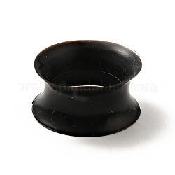 Jauges de bouchons d'oreille en silicone, extenseur d'oreille tunnel pour hommes femmes, noir, 8.5x18mm, pin: 14 mm
