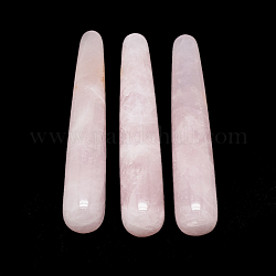 Натуральные массажные палочки из розового кварца, массажная палочка, массажные инструменты, конус, 100~111x19~25 мм