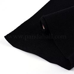 Tejido no tejido bordado fieltro de aguja para manualidades diy, negro, 450x1.2~1.5mm, aproximamente 1 m / rollo