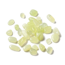 Natürliche neue Jade Perlen, getrommelt Stein, kein Loch / ungekratzt, Nuggets, 11~26x11~17x4~8 mm, ca. 165 Stk. / 500 g