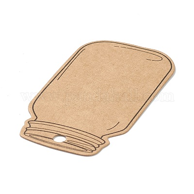 Крафт-бумага висит бирки&nbsp;LS-CDIS-F080-06-1