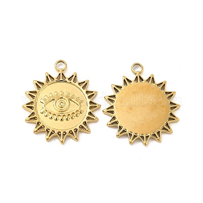 Ионное покрытие (ip) 304 нержавеющая сталь подвеска со стразами STAS-B032-35G-1