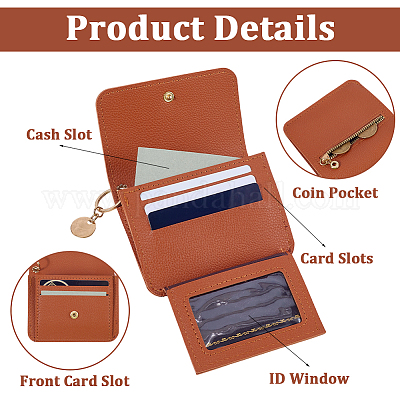 1 шт. кошельки из искусственной кожи pu&nbsp;AJEW-CL0001-41C-1