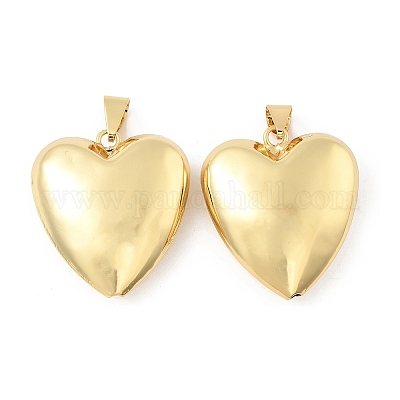 Подвески сердце латуни KK-M327-04A-G-1