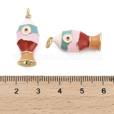 Латунь эмаль подвески KK-H527-05B-G01-1