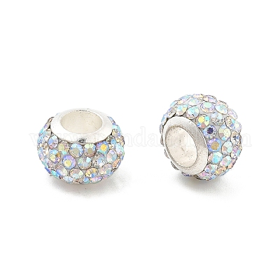 Рондель полимерная глина европейские бусины FIND-U001-01T-1