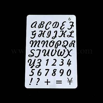 ПЭТ пластиковый полый рисунок силуэт трафарет DRAW-PW0009-05C-1