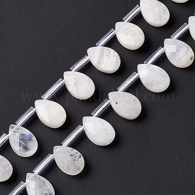 Бусины из натурального радужного лунного камня G-G805-B16-1