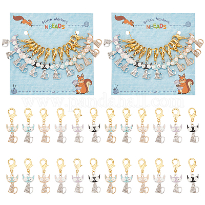 Маркеры кошачьих петель HJEW-AB00242-1