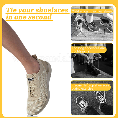 24 шт. 6-х цветные литые шнурки с пряжкой и замком FIND-NB0005-17-1