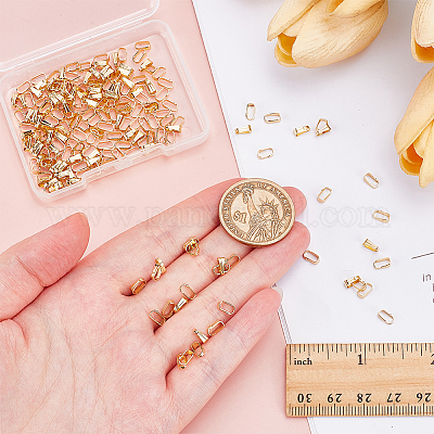 200 шт. защелкивающиеся дужки из нержавеющей стали 304 STAS-ME0002-30-1