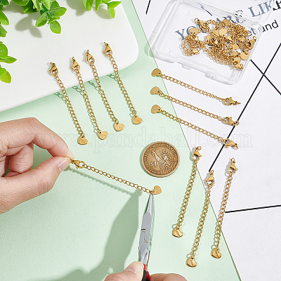 20 шт. удлинитель цепи из нержавеющей стали 304 STAS-UN0051-99-1