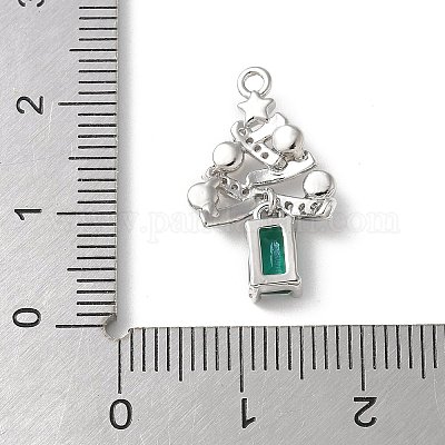 Латунные микро проложить кубического циркония подвески KK-P290-49P-1