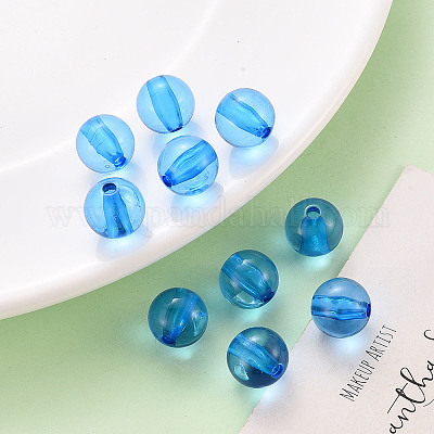 Прозрачные акриловые бусины MACR-S370-A12mm-759-1