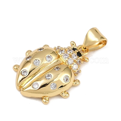 Латунные микро проложить кубического циркония подвески KK-A260-07D-G-1