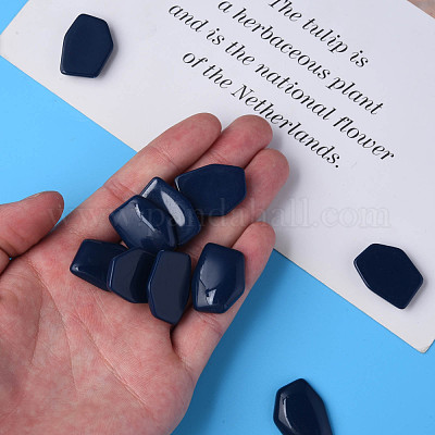 Непрозрачные акриловый кабошоны MACR-S373-143-A06-1