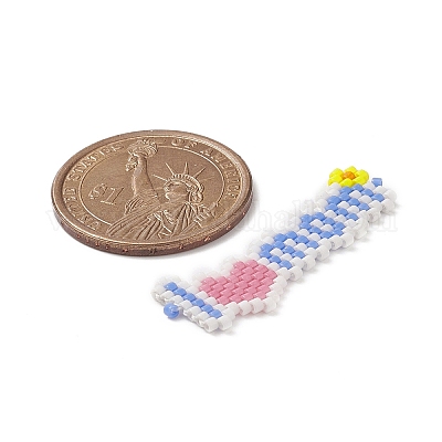 3шт 3 цвета ручной работы ткацкий станок узор бисер Миюки PALLOY-MZ00052-1