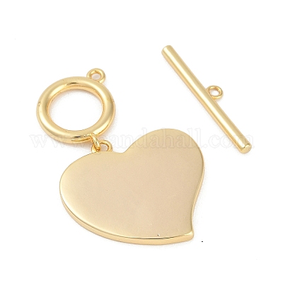 Застежки-тогл из латуни KK-K391-12G-1