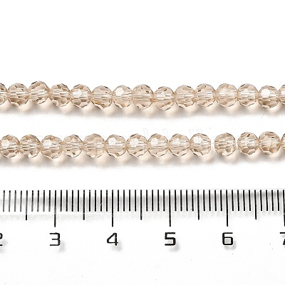 Прозрачные стеклянные бусины EGLA-A035-T4mm-D22-1