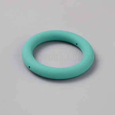 Кольца из силиконовых бусин&nbsp;SIL-WH0018-25H-1