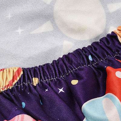 Чехол для стула из полиэстера и спандекса эластичный AJEW-XCP0002-92C-1