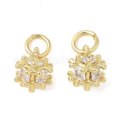 Латунные микро проложить кубического циркония подвески KK-Z120-38G-1