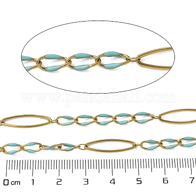 Цепи из нержавеющей стали 304 с эмалированными звеньями CHS-U003-01G-05-1