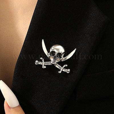 Хэллоуинские булавки из сплава для рюкзаков JEWB-C051-01B-AS-1