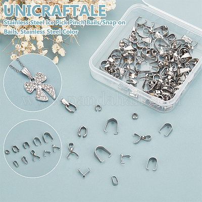 Скобы для колки льда из нержавеющей стали 304/201 с защелкивающимися скобами STAS-UN0060-28-1