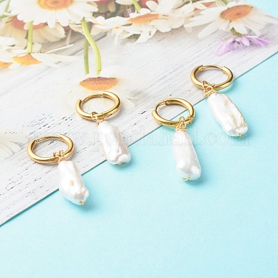 Серьги-кольца Huggie Hoop из нержавеющей стали 304 с вакуумным покрытием PVD EJEW-JE04589-1