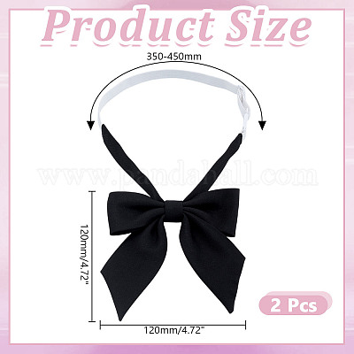 Галстуки с бантом из полиэстера AJEW-WH0678-55A-1