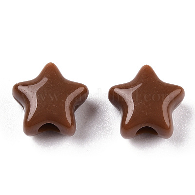 Непрозрачные акриловые бусины MACR-T047-01-01-1