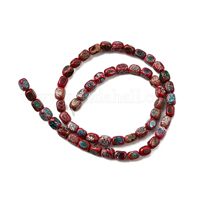 Натуральные имперские нитки из яшмы G-E444-54-01-1