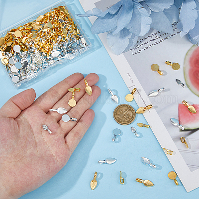 180 шт. 6 стильных тибетских стильных сплава клеятся на плоских подставках для подвесок TIBEP-HS0001-02-1